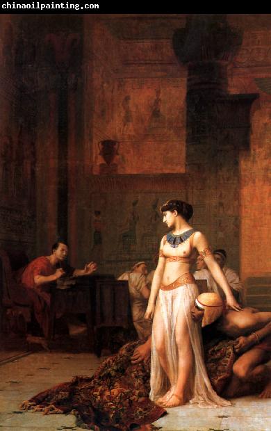 Jean Leon Gerome Cleopatra before Caesar