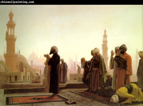 Jean Leon Gerome Prayer on the Rooftops of Cairo