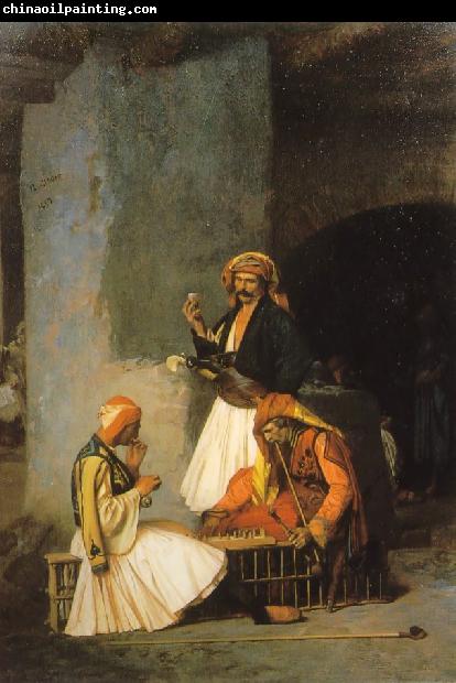 Jean Leon Gerome Arnauts Playing Chess