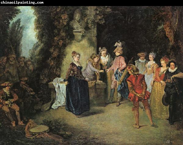 Jean-Antoine Watteau Love in the French Theatre