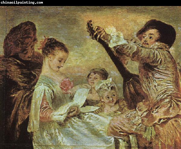 Jean-Antoine Watteau The Music Lesson