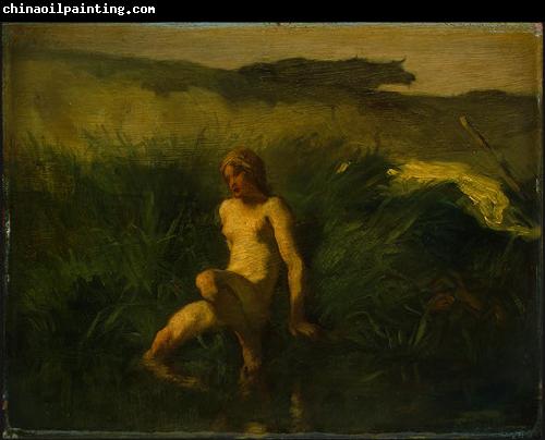 Jean-Franc Millet The bather