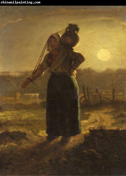 Jean-Franc Millet Norman Milkmaid