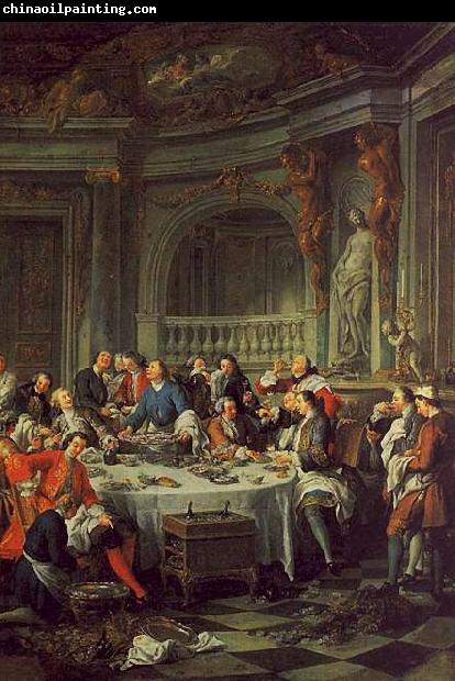 Jean-Francois De Troy The Oyster Lunch