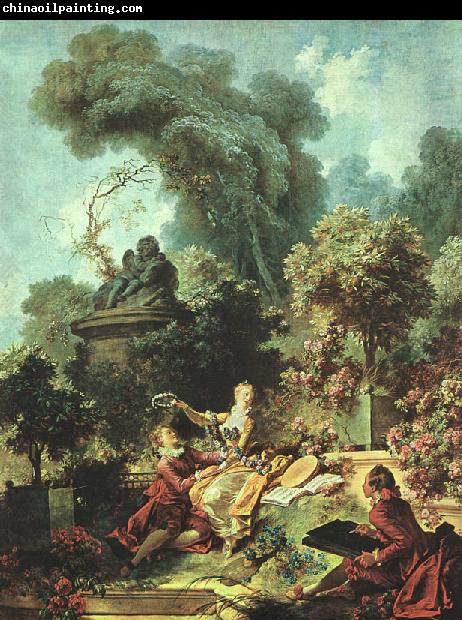 Jean-Honore Fragonard The Lover Crowned