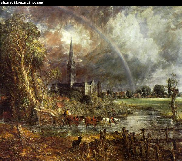 John Constable Salisbury Cathedral from the Meadows2