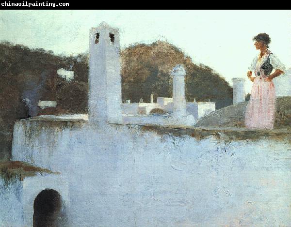 John Singer Sargent View of Capri