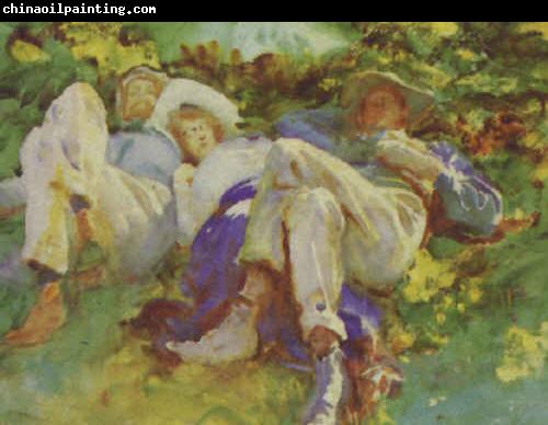 John Singer Sargent The Siesta