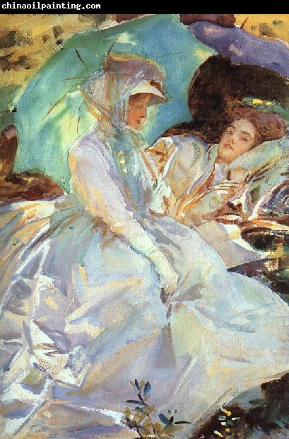 John Singer Sargent Reading