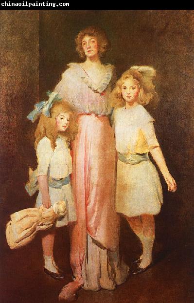 John White Alexander Mrs Daniels with Two Children