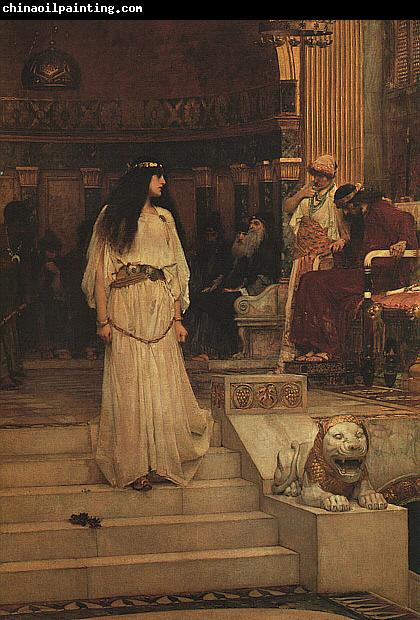 John William Waterhouse Marianne Leaving the Judgment Seat of Herod