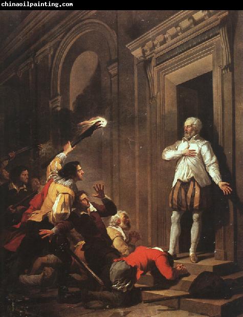 Joseph Benoit Suvee Death of Admiral de Coligny