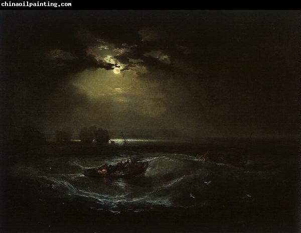 Joseph Mallord William Turner Fishermen at Sea  (The Cholmeley Sea Piece)