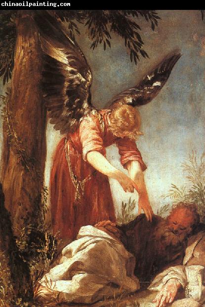 Juan Antonio Escalante An Angel Awakens the Prophet Elijah