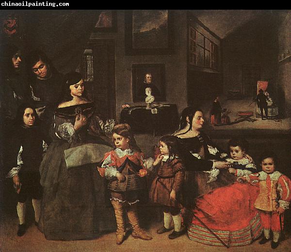 Juan Bautista Martinez del Mazo The Artist's Family