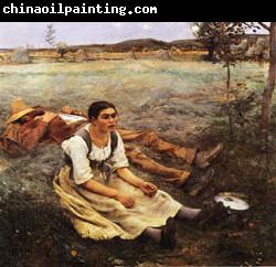 Jules Bastien-lepage Hay-making