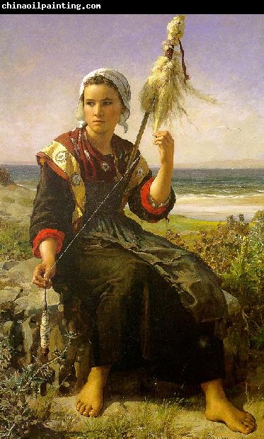 Jules Breton Brittany Girl