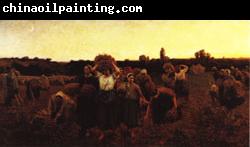 Jules Breton The Recall of the Gleaners