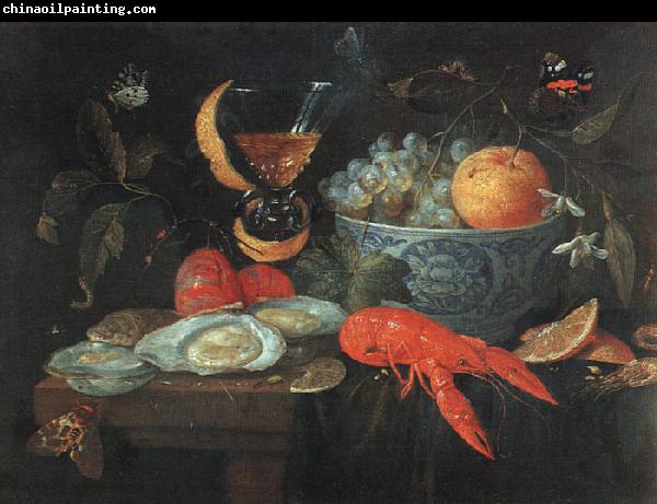 KESSEL, Jan van Still Life with Fruit and Shellfish szh