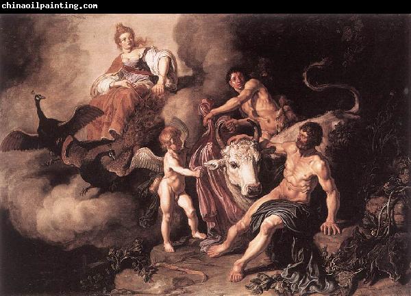 LASTMAN, Pieter Pietersz. Juno Discovering Jupiter with Io g