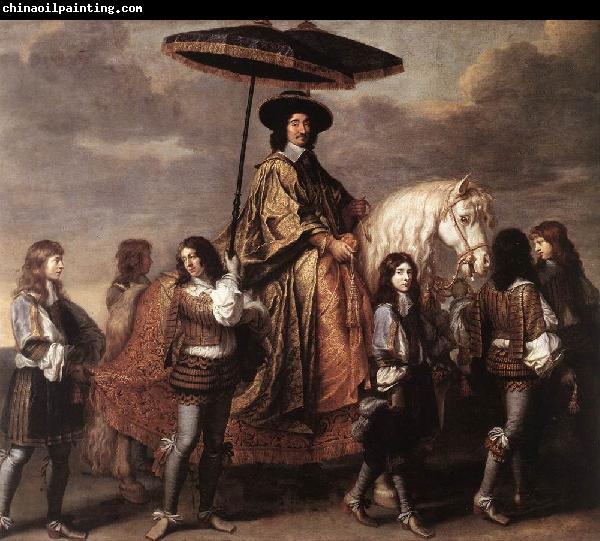 LE BRUN, Charles Chancellor Sguier at the Entry of Louis XIV into Paris in 1660 sg