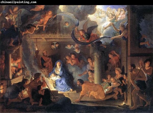 LE BRUN, Charles Adoration of the Shepherds sg