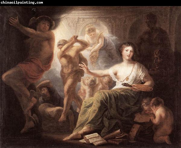 LENS, Andries Cornelis Hercules Protects Painting from Ignorance and Envy s