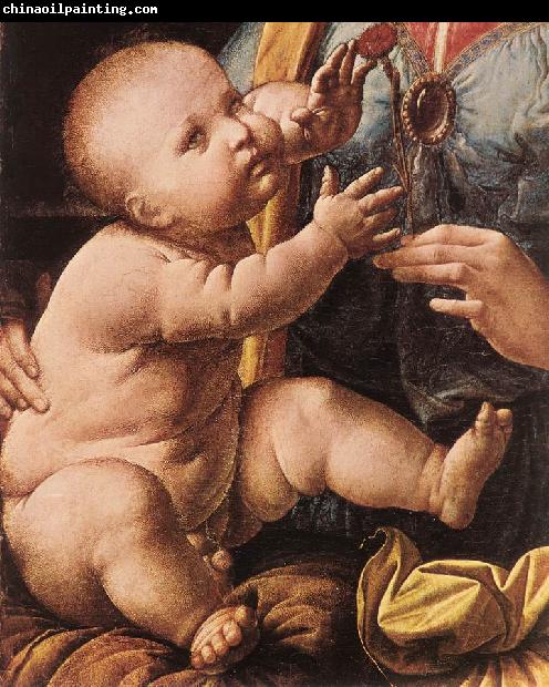 LEONARDO da Vinci The Madonna of the Carnation  g