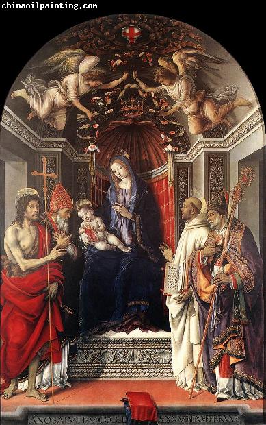 LIPPI, Filippino Signoria Altarpiece (Pala degli Otto) sg