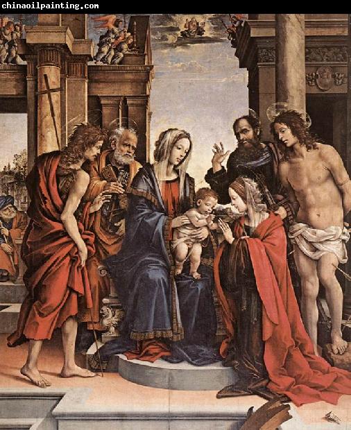 LIPPI, Filippino The Marriage of St Catherine gwt