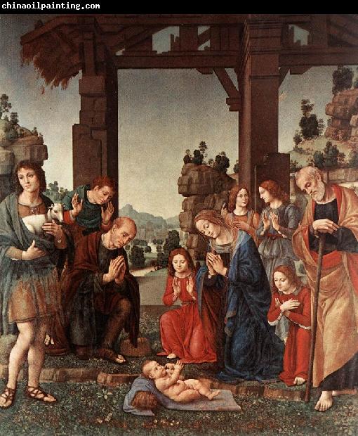 LORENZO DI CREDI Adoration of the Shepherds sf