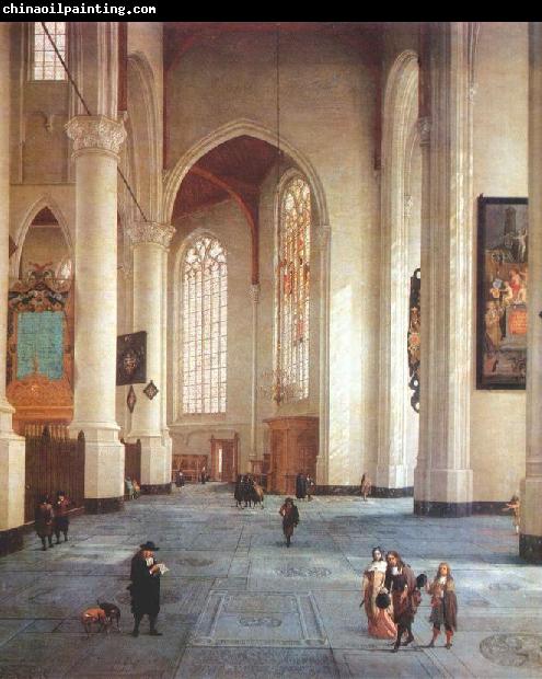 LORME, Anthonie de Interior of the St Laurenskerk in Rotterdam g