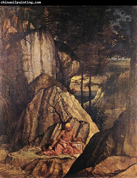 LOTTO, Lorenzo Penitent St Jerome sg