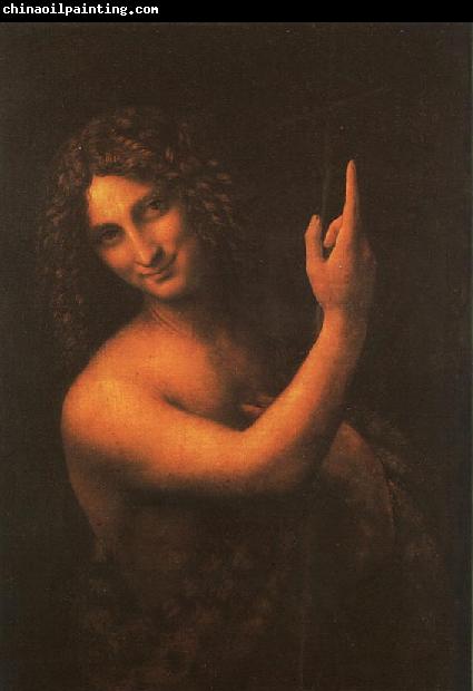  Leonardo  Da Vinci Saint John the Baptist