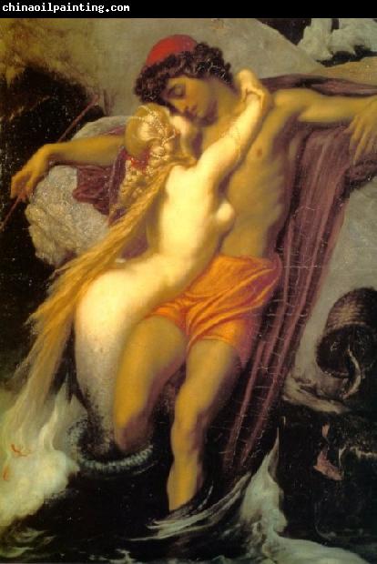 Lord Frederic Leighton The Fisherman and the Siren