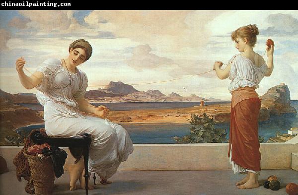 Lord Frederic Leighton Winding the Skein