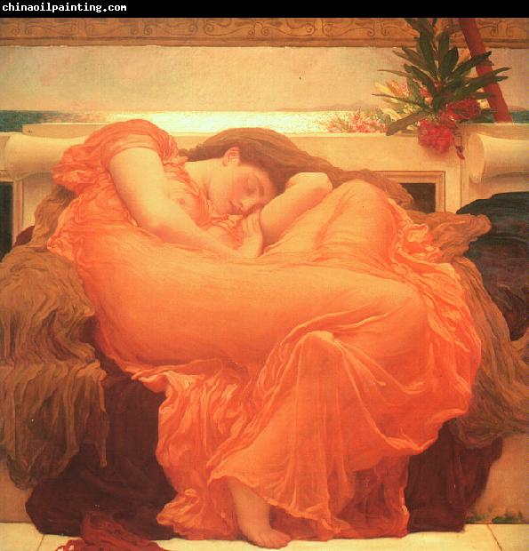 Lord Frederic Leighton Flaming June