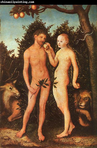 Lucas  Cranach Adam and Eve