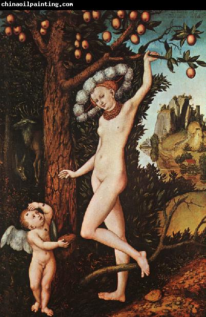 Lucas  Cranach Cupid Complaining to Venus