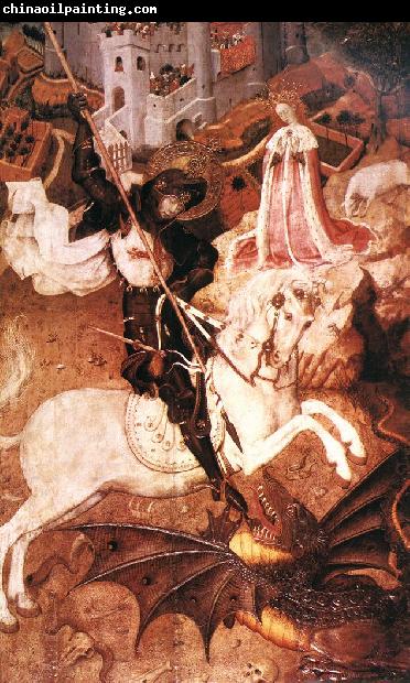 MARTORELL, Bernat (Bernardo) Saint George Killing the Dragon