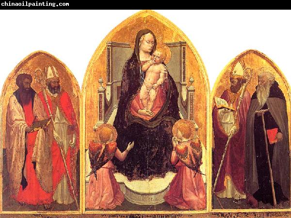 MASACCIO Madonna and Child with St. Anne s