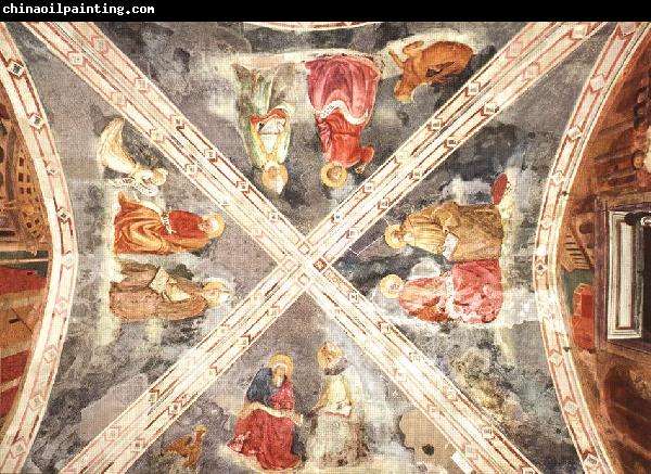 MASOLINO da Panicale The Evangelists and The Doctors of Church sg