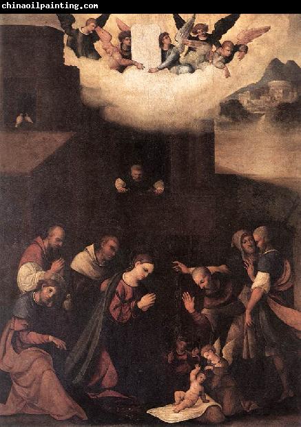 MAZZOLINO, Ludovico Adoration of the Shepherds g