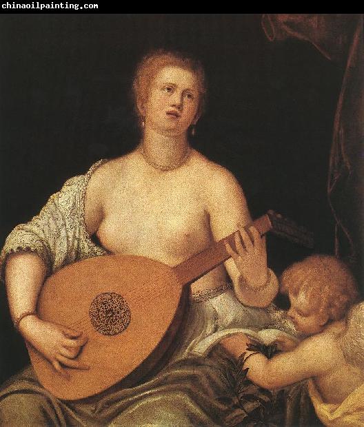 MICHELI Parrasio The Lute-playing Venus with Cupid ASG