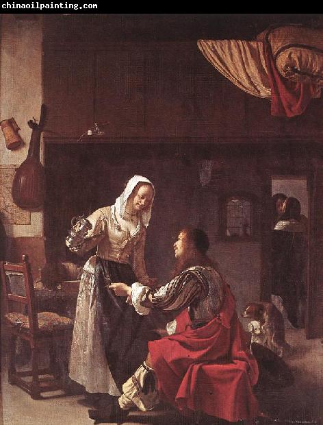 MIERIS, Frans van, the Elder Brothel Scene ruu