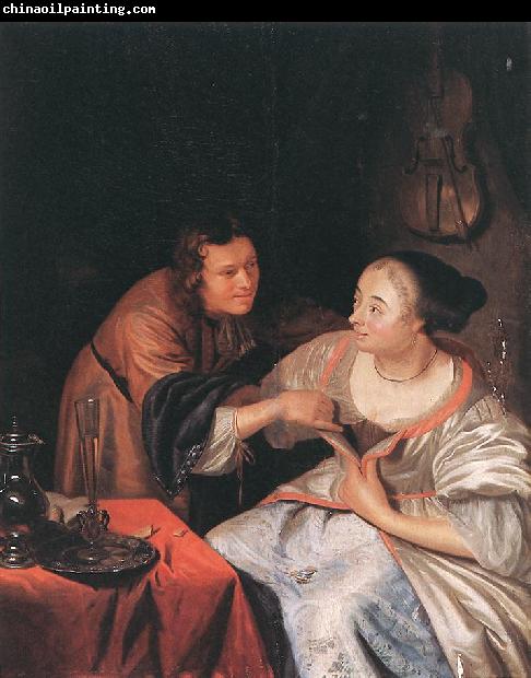 MIERIS, Frans van, the Elder Carousing Couple sg