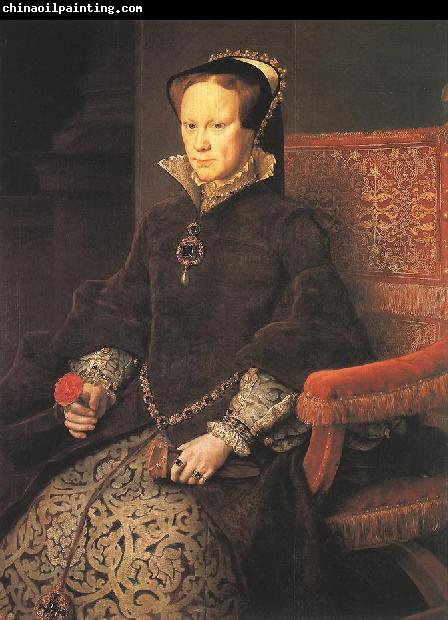 MOR VAN DASHORST, Anthonis Portrait of Mary, Queen of England gg