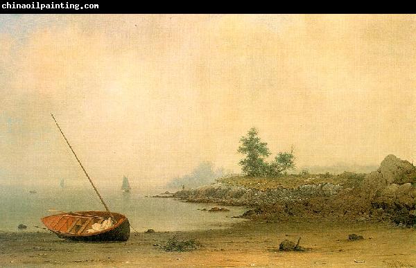 Martin Johnson Heade The Stranded Boat