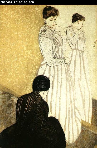 Mary Cassatt The Fitting