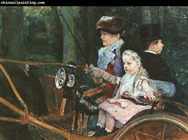 Mary Cassatt Woman and Child Driving